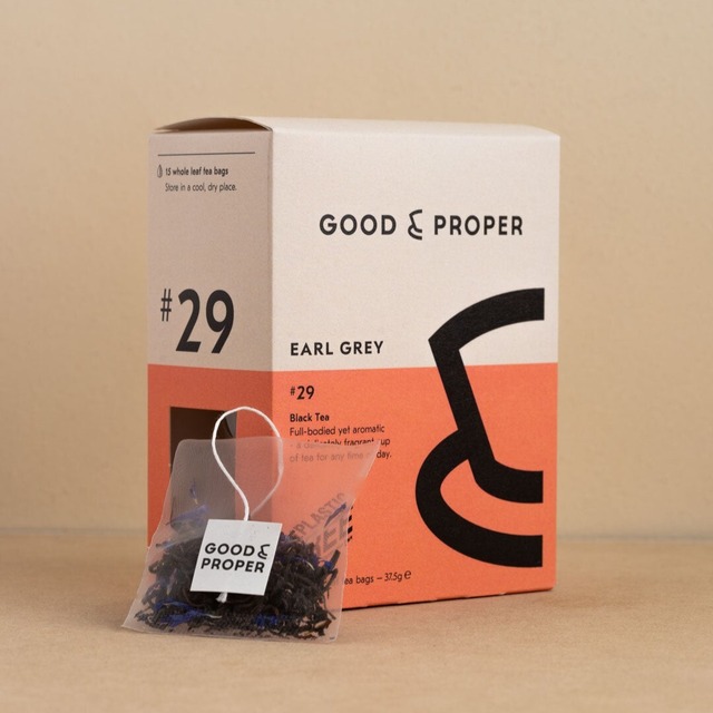 《GOOD & PROPER TEA》アールグレイ ［ティーバッグ15個入］