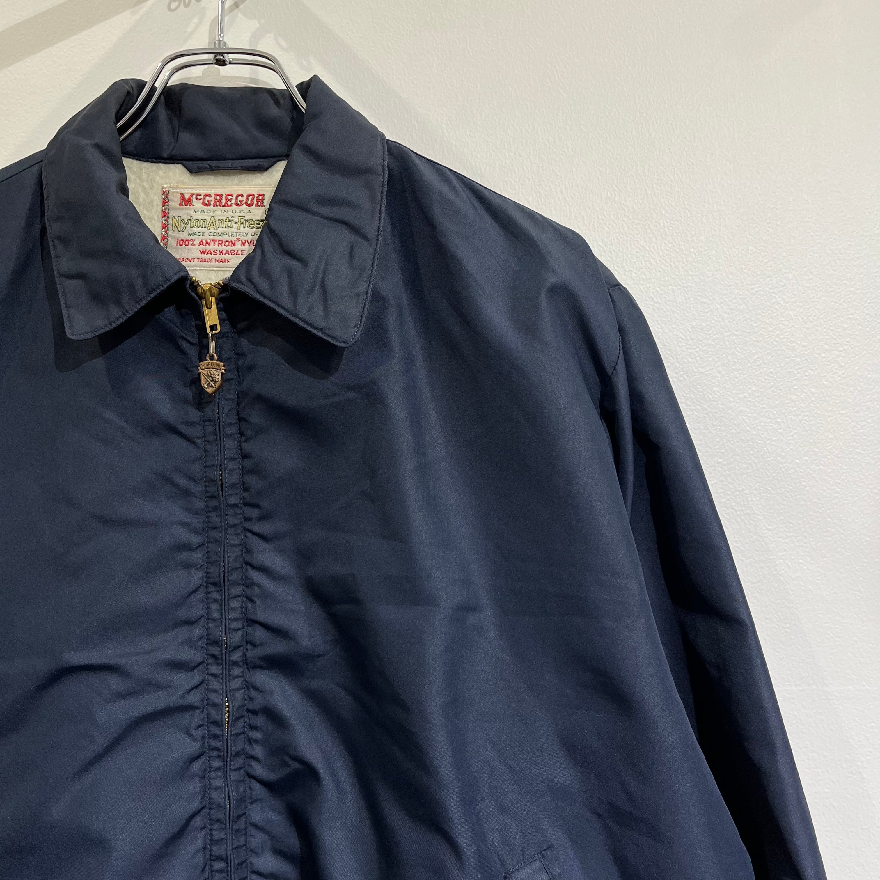 名作 60s 70s McGREGOR アンチフリーズ ネイビー ビッグサイズ 60's McGREGOR ナイロンアンチフリーズ ネイビー 実寸(48位) | すべて