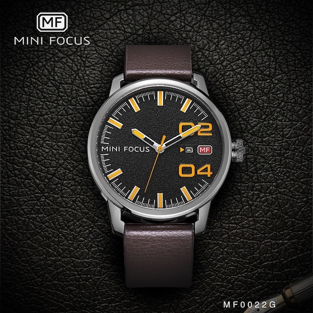 MINI FOCUS メンズ 男性用 腕時計 時計 スポーツ ビジネス 欧米 海外人気 ミリタリーマルチ クォーツ カレンダー MF0022G