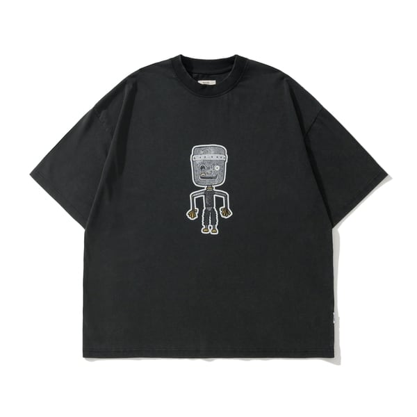 キャラクタープリントカジュアルTシャツ vi1423