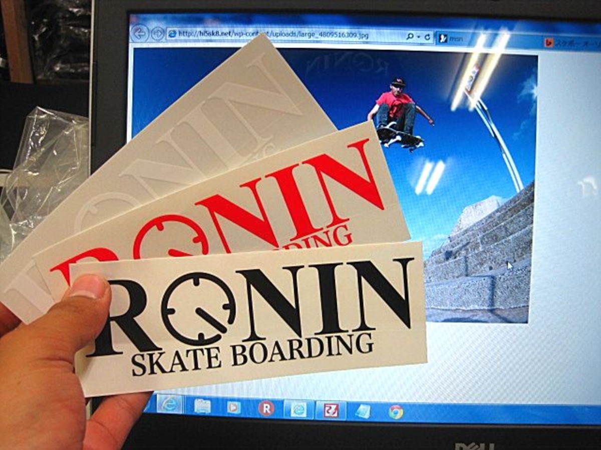 Ronin Eyewear Skate （ロニンアイウェアースケート) ronin Stiker B（スケートボード スケボー サーフィン