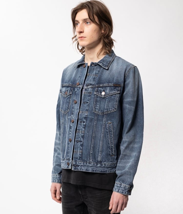 Nudie jeans ヌーディージーンズ Bobby Blue Tribe Denim G-jkt | An