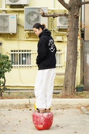 四畳半帝国Hoodie-mono　黒