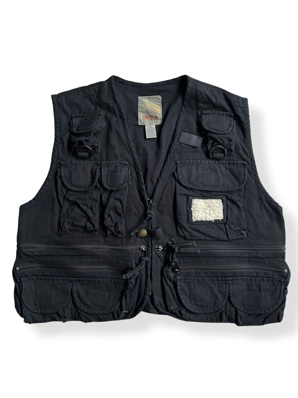 00's~ “Carhartt” Duck Vest SIZE L NAVY 00年代 カーハート ダック