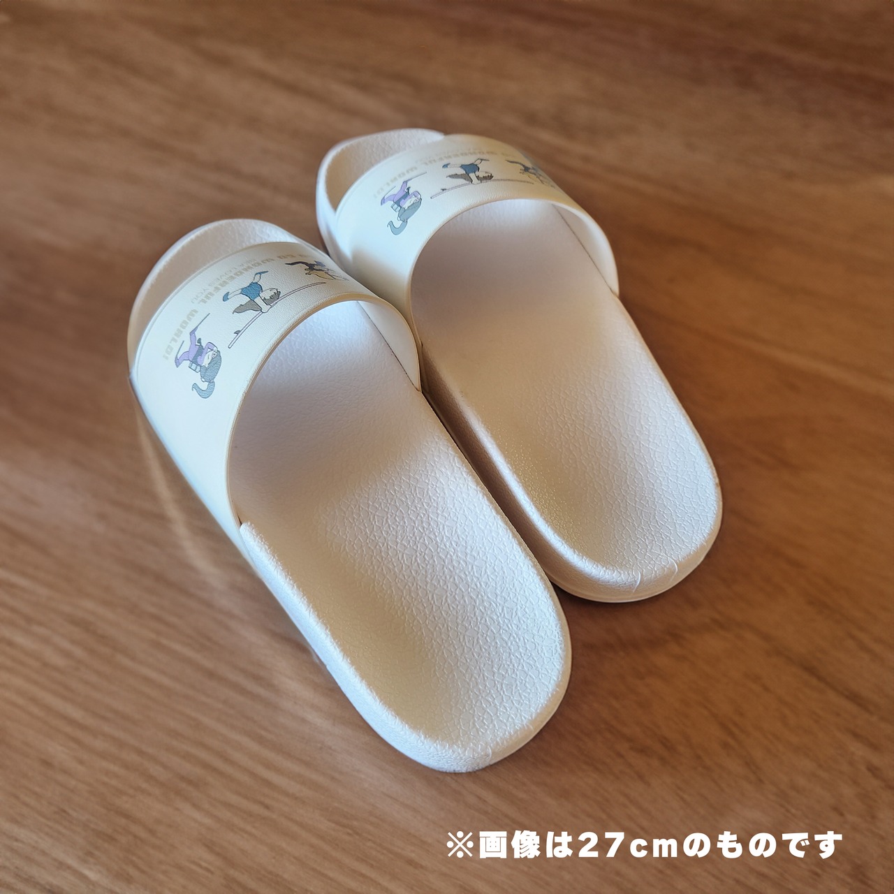 GO GO WONDERFUL WORLD!-シャワーサンダル(ホワイト-27cm) - 8