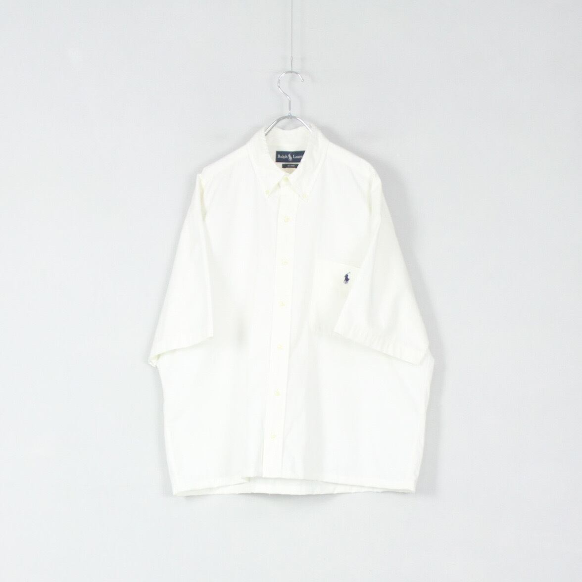 Ralph Lauren ショート丈 白シャツ 【FF-5895】 | cv