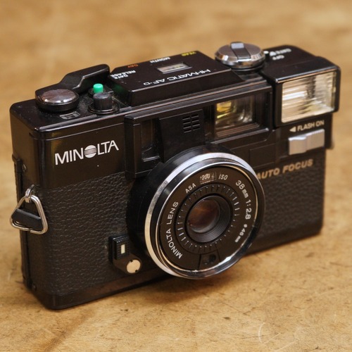 2490FC1 MINOLTA HI-MATIC AF-D コンパクトフィルムカメラ 中古 電池付き