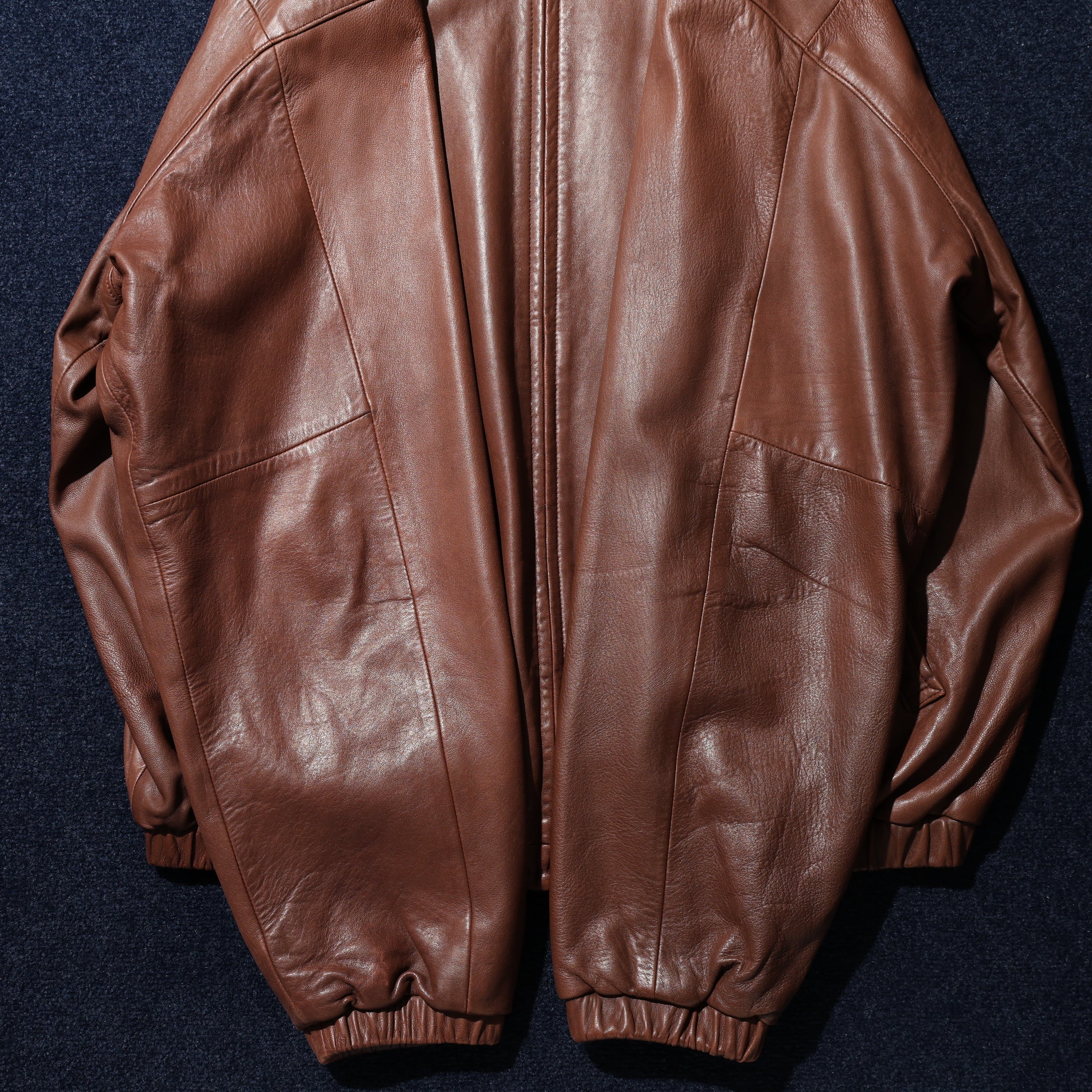 L ポニー無し Polo Ralph Lauren ラムスキン レザージャケット