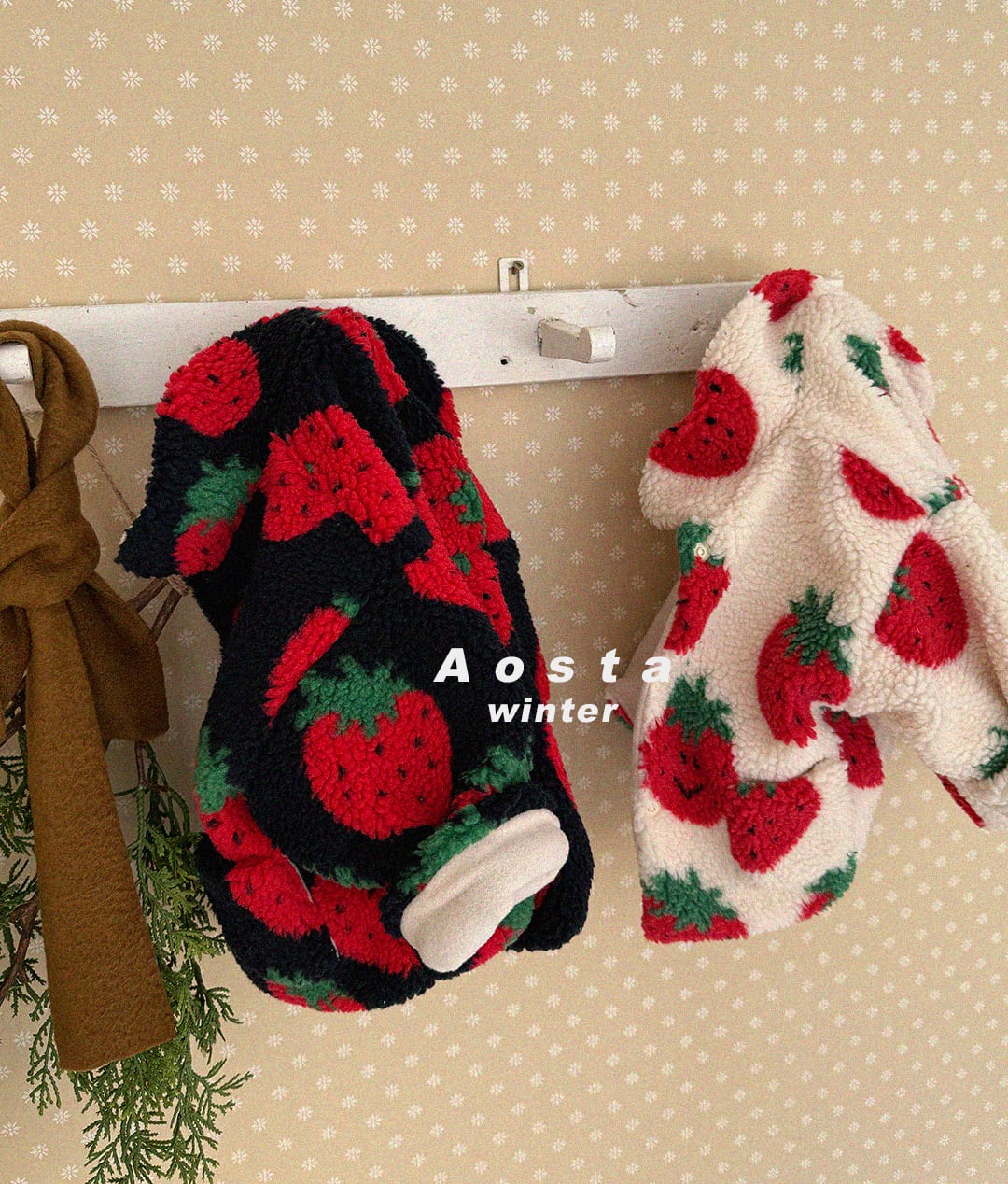 【予約】aosta いちごボアブルゾン