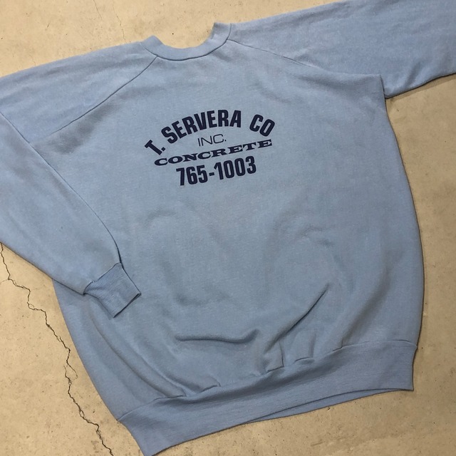 ⊕⊕1980s HELTH KNIT SWEAT SHIRT SAX
