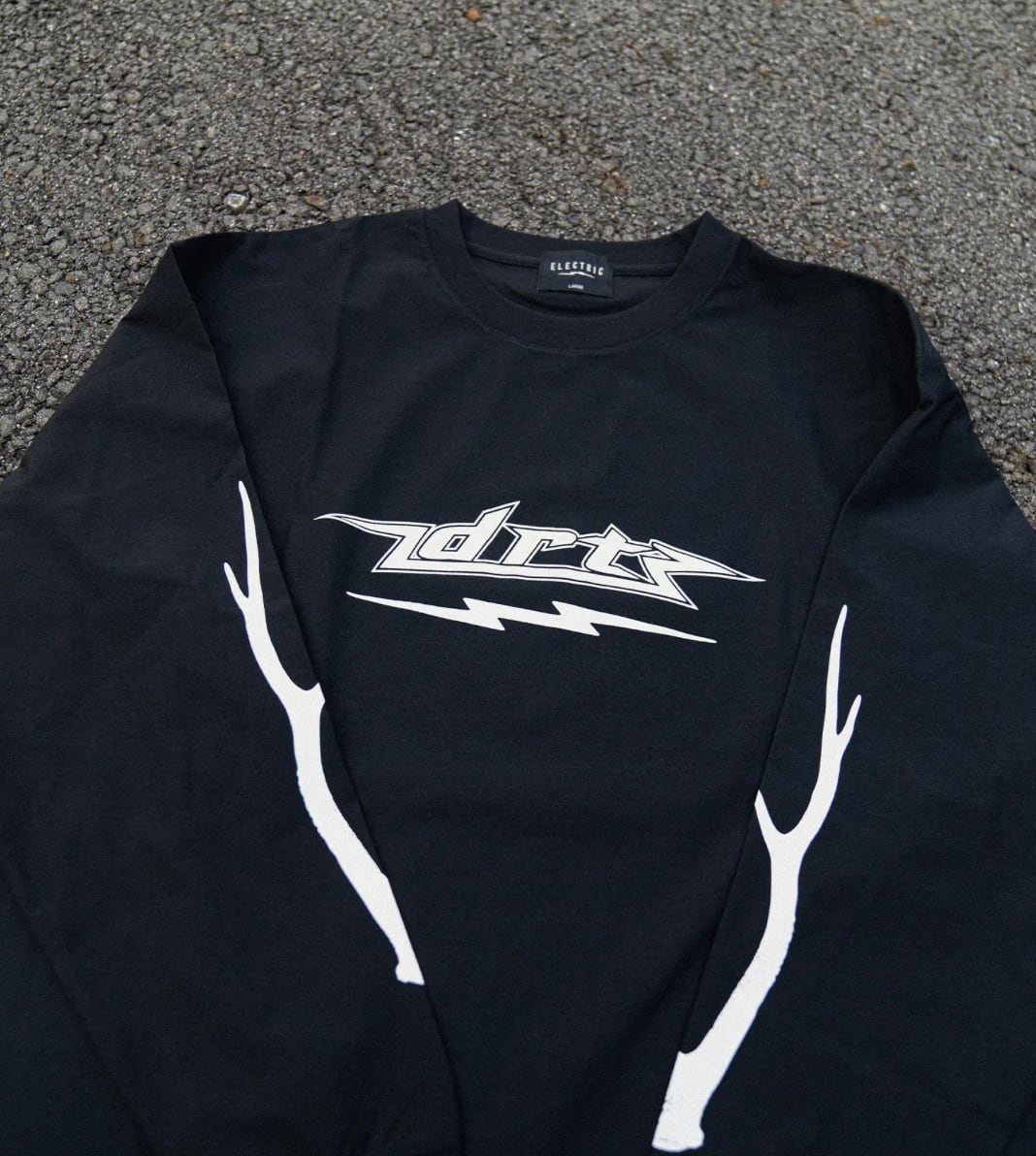 Lサイズ　DRT エレクトリックTROPHY SHOT DRY L/S ロンT ELECTRIC x DRT / TROPHY SHOT DRY L/S TEE - HONEYSPOT