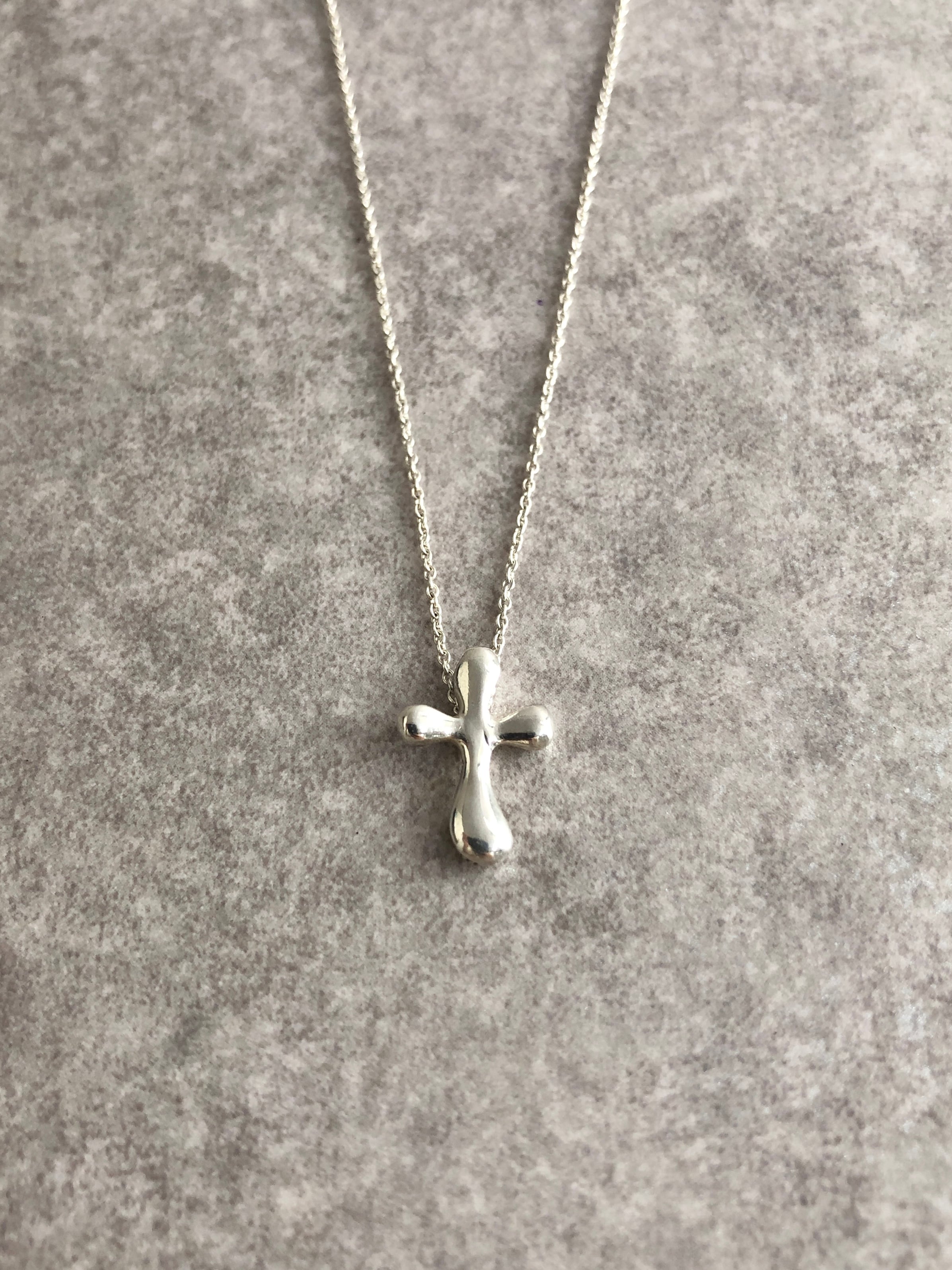 Tiffany & Co. ティファニー ネックレス シルバー クロス 925 vintage