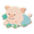 【ロット販売】【10入】ぷーとん ぷくふわシール しあわせクローバー(8802072)