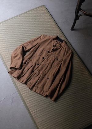 DRIES VAN NOTEN mulch pocket hunting jacket