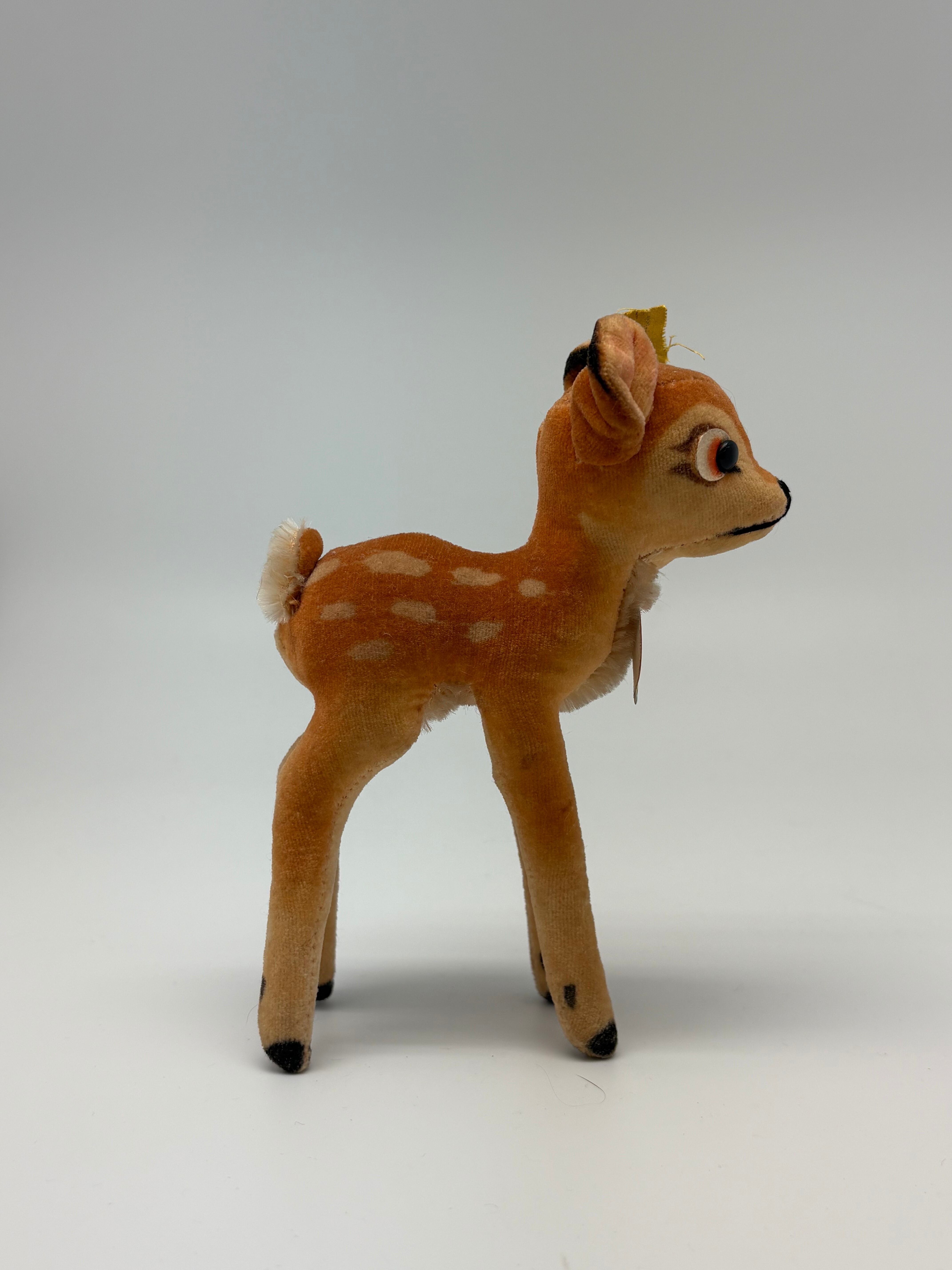 オールド シュタイフ シカ Steiff Bambi 14cm | ヒガシマチマーケット