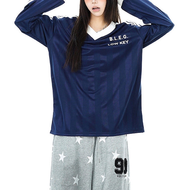 スポーツラインレタリングゲームTシャツ 2col R02482