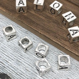 キュービックALOHAスライダースペーサー/ビーズ/ネックレス/ブレスレット