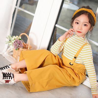 ママサイズ有 ボーダー柄 トップス ハイウエスト ボトムス セット 110 150cm ママサイズ セットアップ 長袖 ロング Tシャツ 春服 ウエスト 絞り デザイン 可愛い カジュアル 人気 19s S 韓国 子供服 S026 A Dear Child