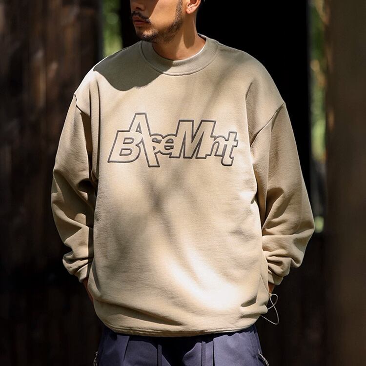 ★LETTER PRINT PULLOVER TOP　　　A0735