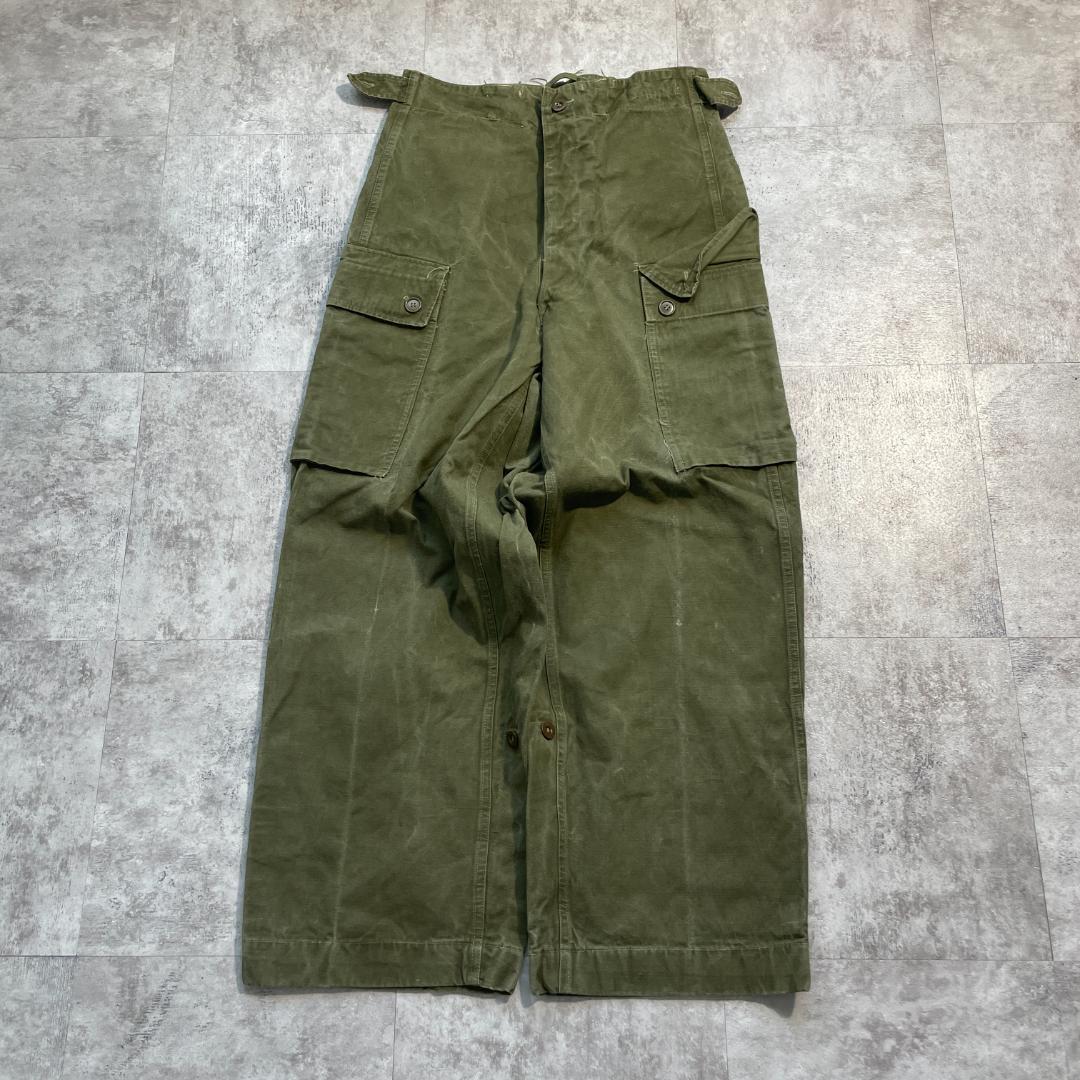 50s オランダ軍 実物 ダブルフェイスパンツ 74/75 | ib2