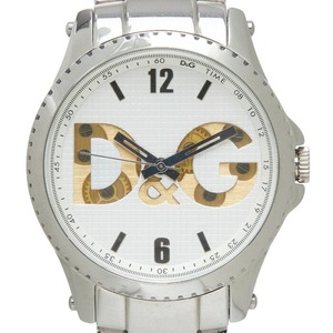ドルチェアンドガッバーナ セストリール 腕時計 DW0710 クオーツ ホワイト文字盤 ステンレススチール メンズ DOLCE&GABBANA 【中古】
