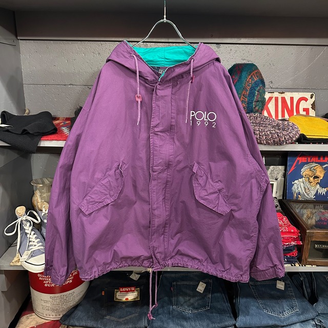 90s Polo By Ralph Lauren 1992 Summer Hoodie Jacket | VOSTOK