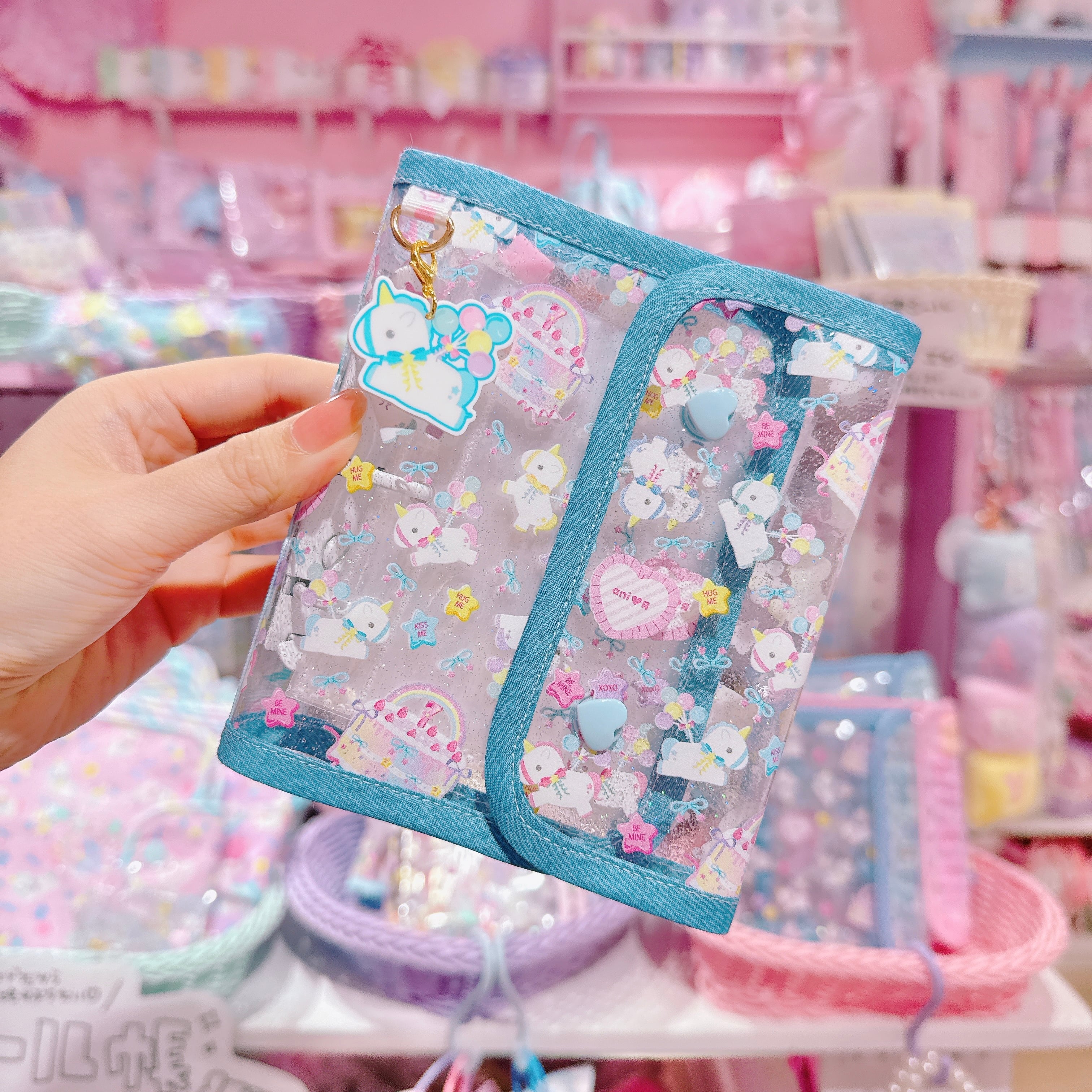 【K6】88-5 3つ折りシール帳(A8サイズ)