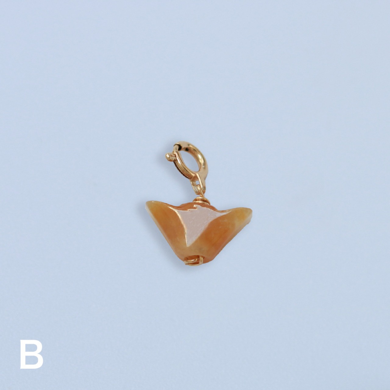 今季一押し！ 万能翡翠銀子チャーム！ K10 yinzi M 翡翠銀子 チャーム ペンダントトップ A貨翡翠 jd_pt1206