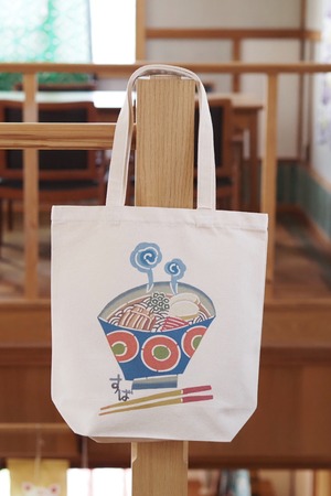 トートバッグ「沖縄そば」紅型工房べにきち
