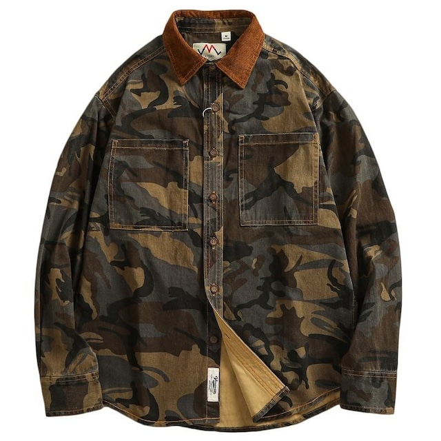 Camouflage cotton shirt 21195
