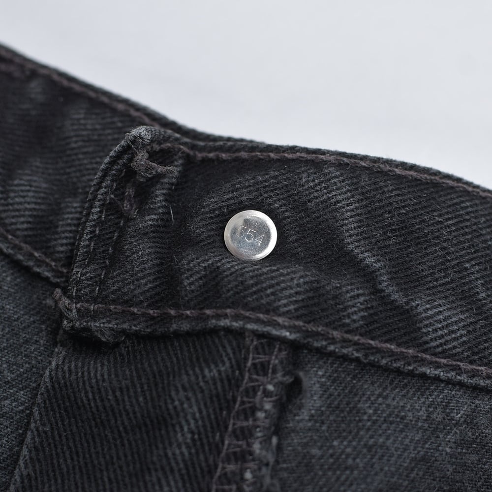 90s USA製 Levi's リーバイス 550 リラックスフィット 後染めブラック