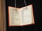 1932年のミニチュアスケジュール手帳(折れ、書き込みあり) 画像11