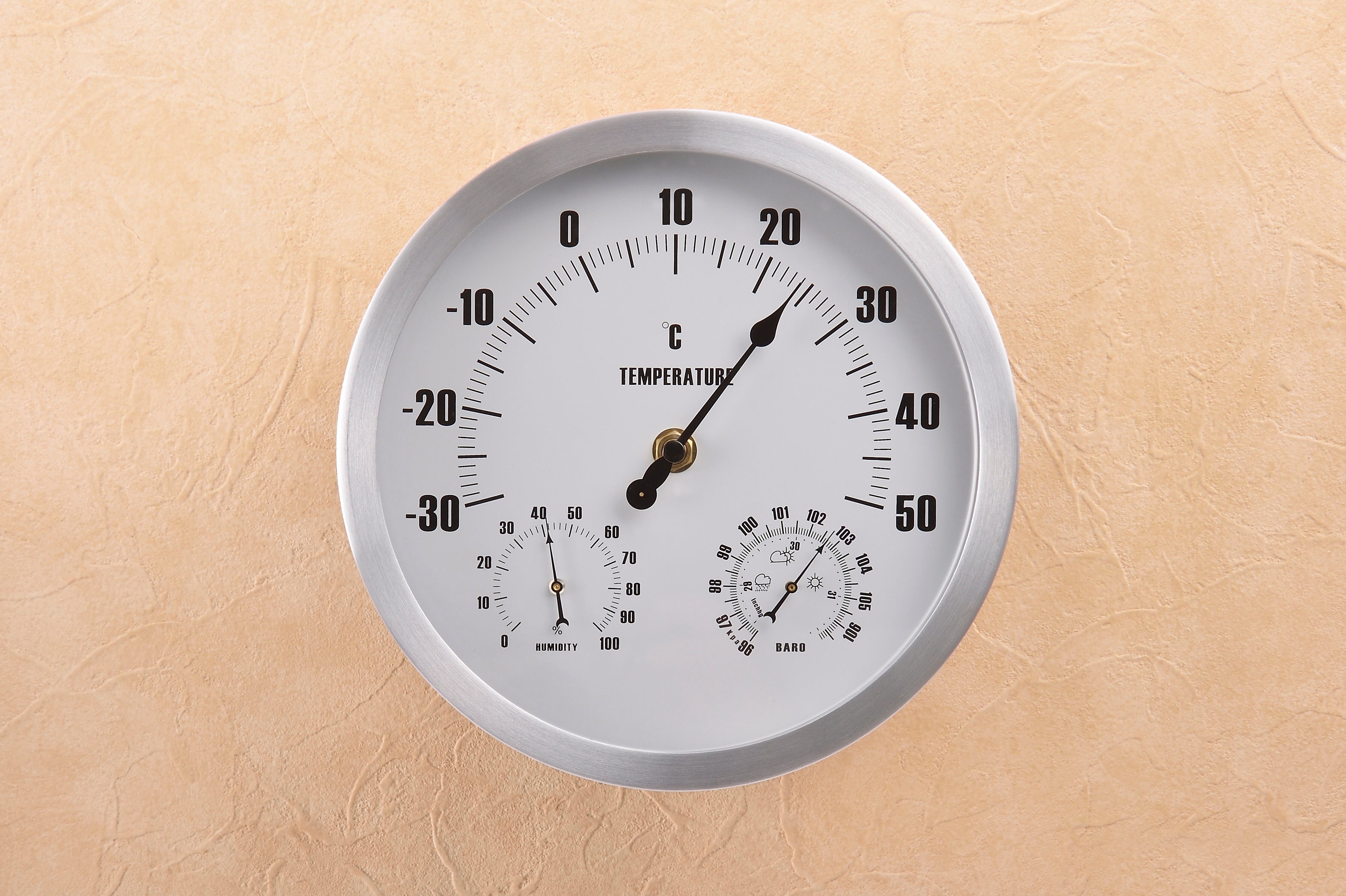 アナログ 温度・湿度・気圧計(白) | Weather Shop