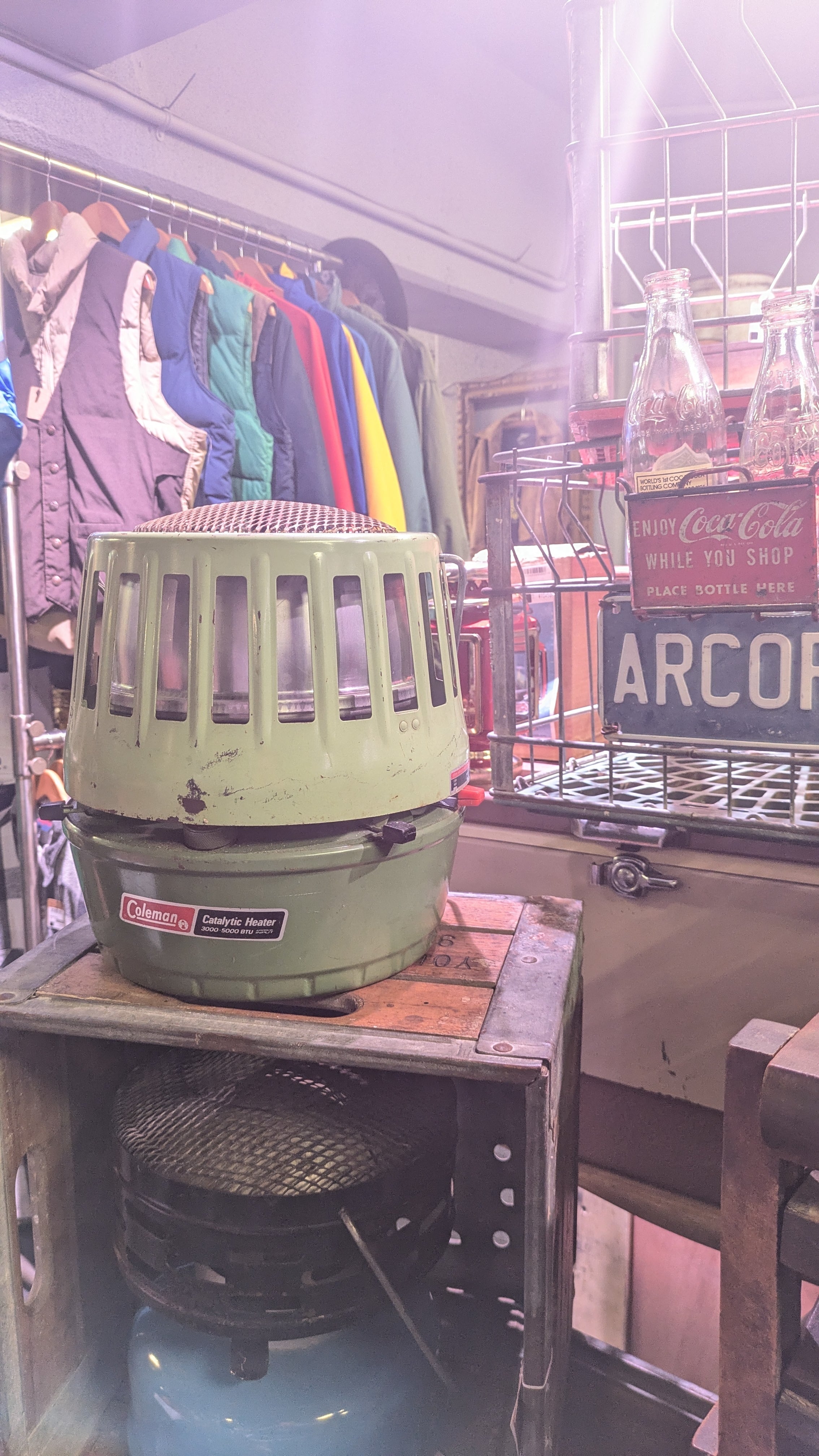 Vintage Coleman 513A CatalyticHeater CampHeater vintagecamp