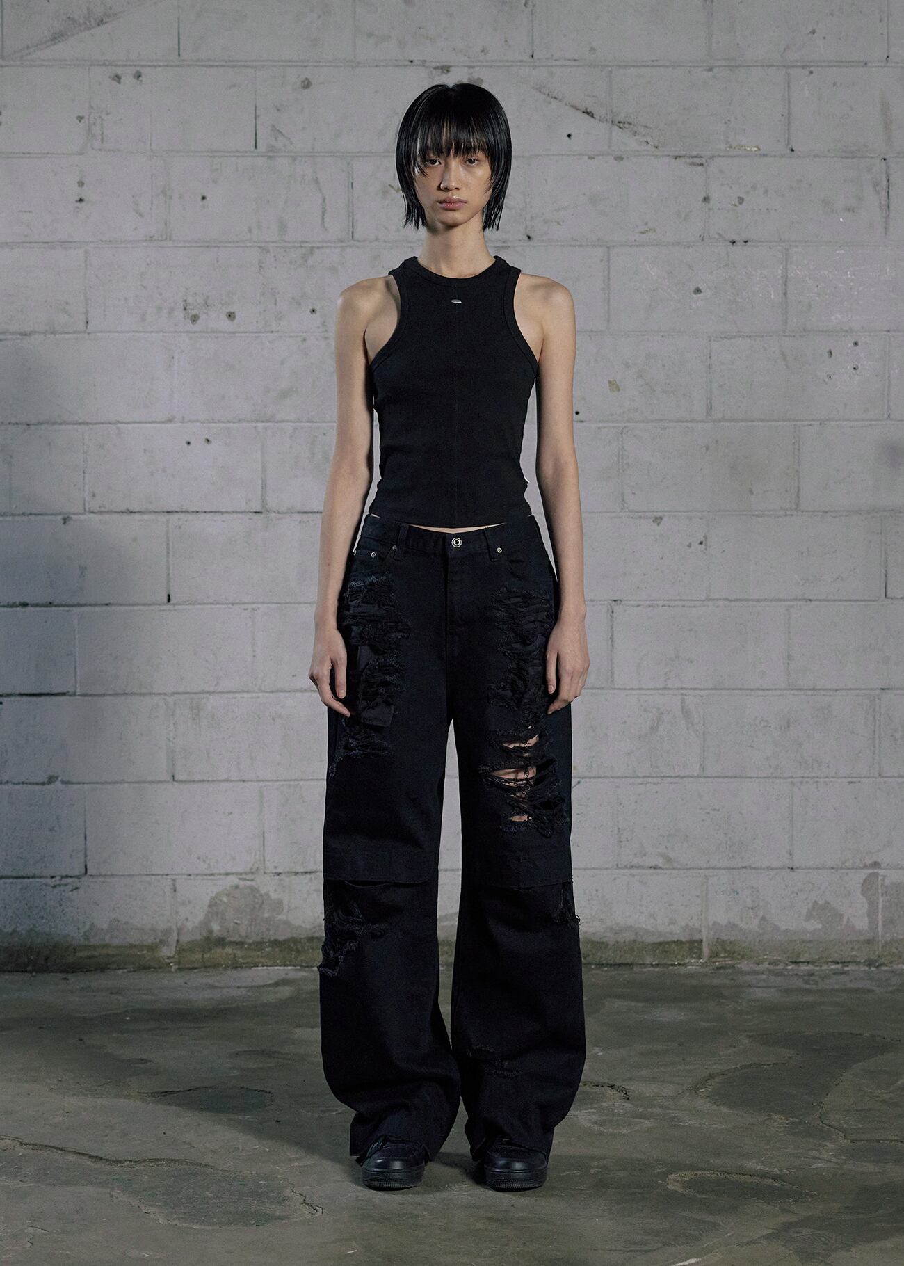 BOHEMIAN SEOUL] BASIC TANK TOP, BLACK 正規品 韓国ブランド 韓国通販