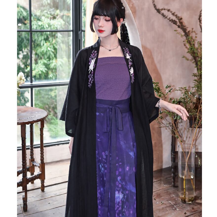 中華ゴシック チャイナ風 古怪舎 チューブトップ 中華系ファッション 30代ファッション夏服