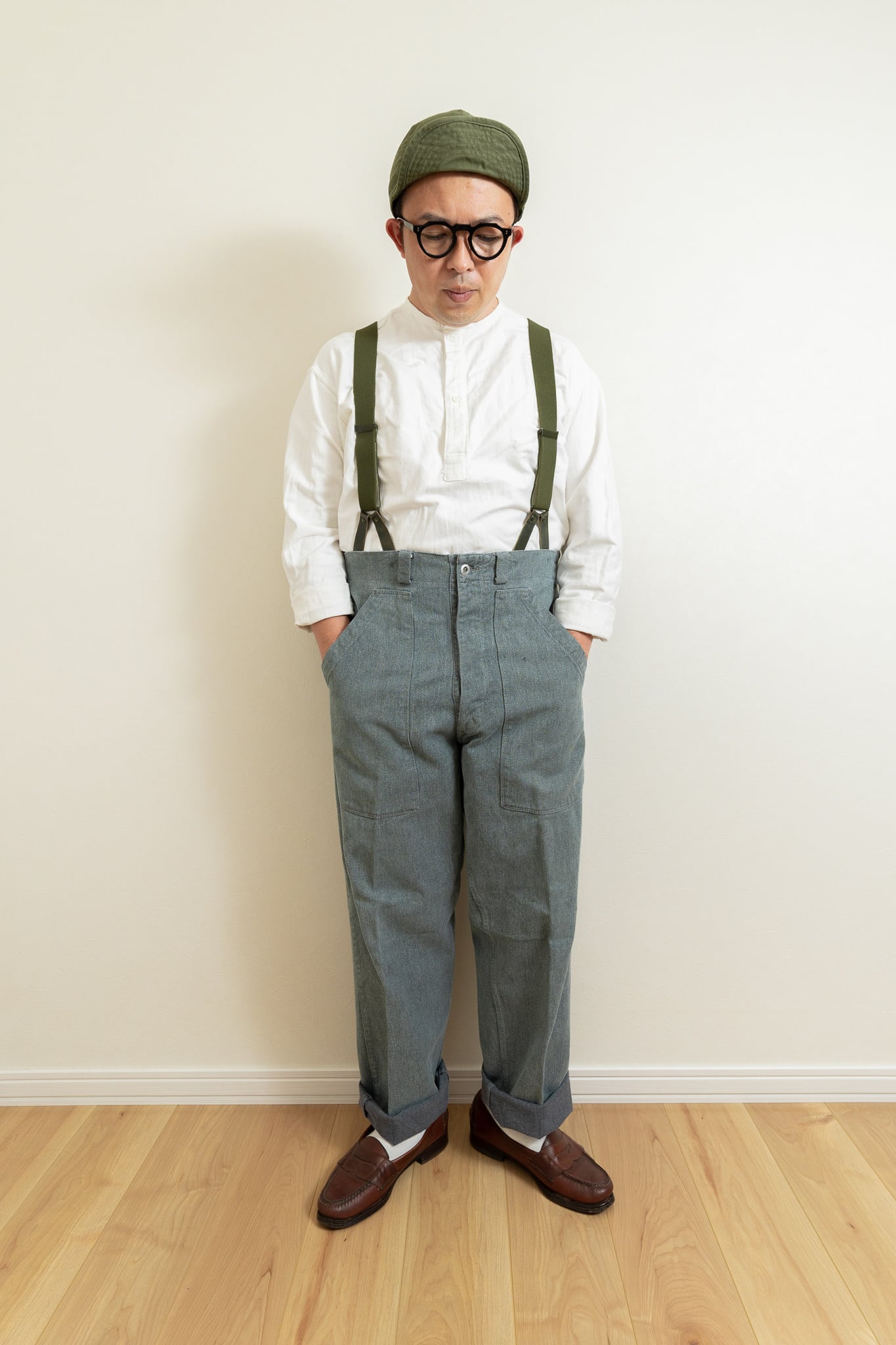 1950s】Swiss Army Denim Work Trousers 