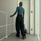 【予約:9月下旬入荷予定】2026くしゅモック指穴knit/ブルー