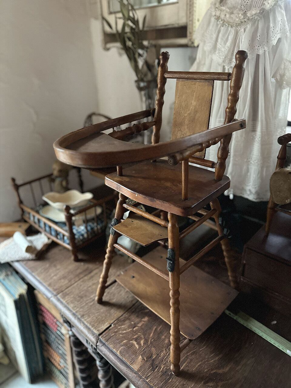 ドールチェア ライトブラウン | Brocante de La Cocotte （フランス