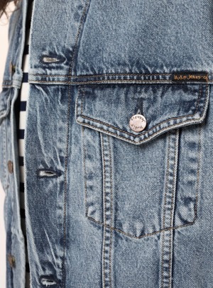 Nudie jeans 2022 ヌーディージーンズ SUMMER COLLECTION Jerry Vintage Blue Denim Gジャン