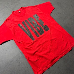 90s FRUIT OF THE LOOM TEE "VIBE MUSIC!" XXL 古着