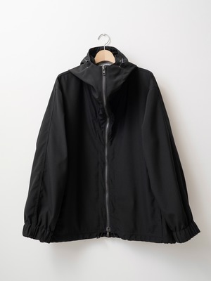 AFTER HOURS　HOODED BLOUSON　BLACK　A003-D1BL