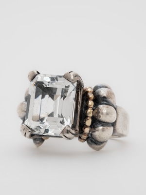 Topaz Caviar Ring