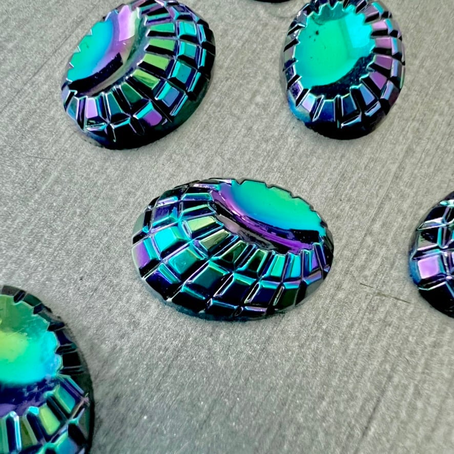 60s ヴィンテージ レースエッジデザインセッティング 18×13mm