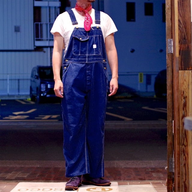 1950s Red Camel Denim Bib Over-Alls W 37 / ヴィンテージ 50年代