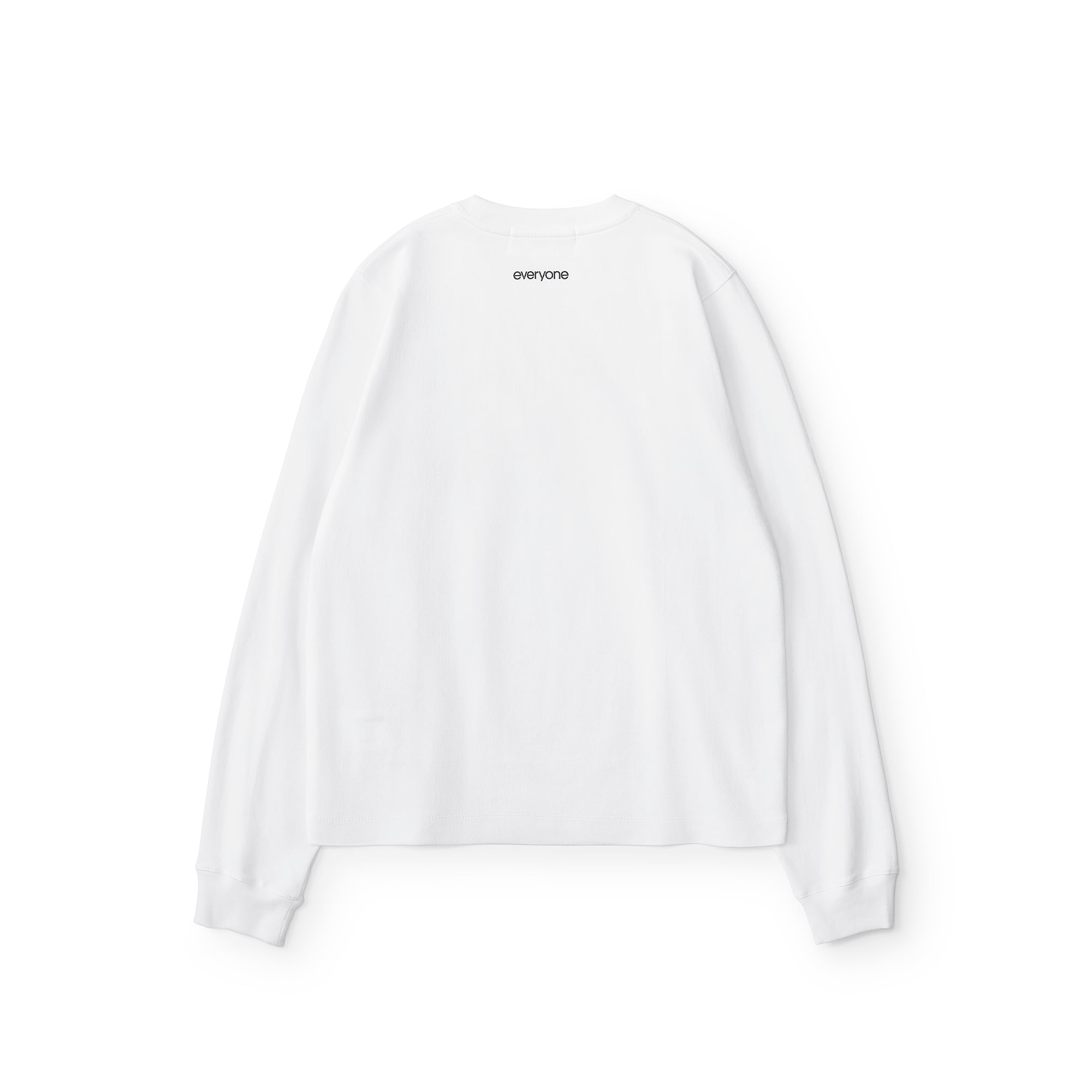 everyone wrecker long sleeve tee shirt (WHITE) | everyone