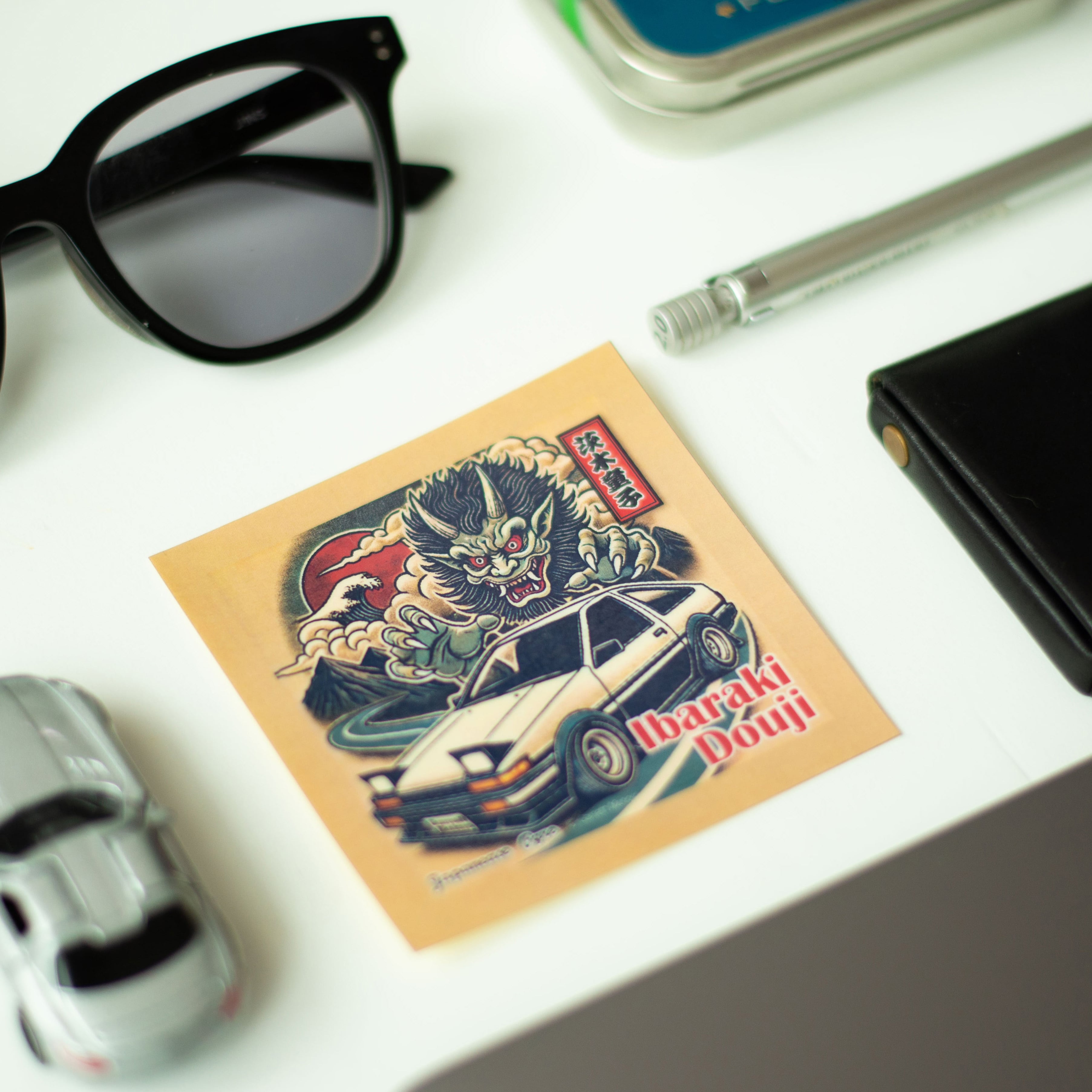 ステッカー 車 防水 人物｜ハチロク茨木童子 トヨタハチロク | Garrett