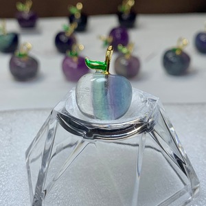 50.フローライトりんご・ペンダントトップ