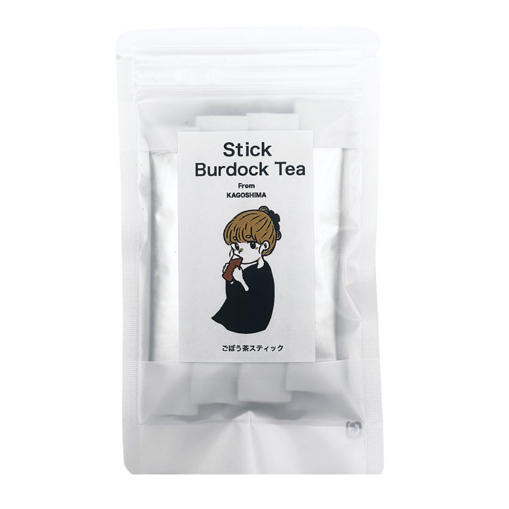 Stick Burdock Tea|ごぼう茶スティック【 1袋 】(スティックタイプ10本入) 国産 鹿児島 用途 悩み 健康志向 自然食品 素材本来 女性 高齢者 子ども 安心 安全