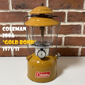 コールマン 200A 1971年11月製造 ゴールドボンド GOLDBOND COLEMAN 完全オリジナル 美品